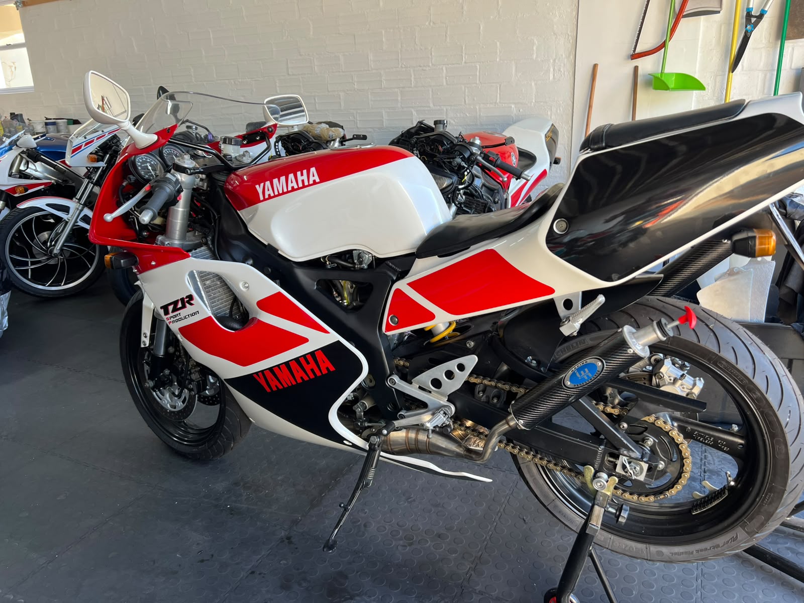 Yamaha TZR in the two-stroke workshop